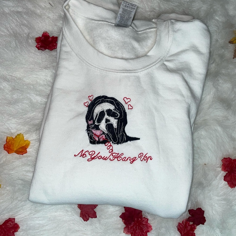 Scream Embroidered Crewneck